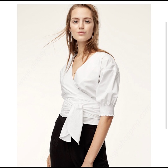Aritzia Tops - Aritzia Tie/Wrap Blouse | Size L